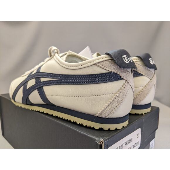 Onitsuka Tiger MEXICO 66 Leather 1183C102-200 Birch/Peacoat Unisex Size 7.5 - Picture 9 of 12